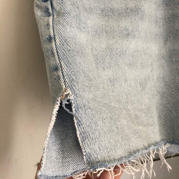 Zara distress denim shorts - Picture 9 of 10
